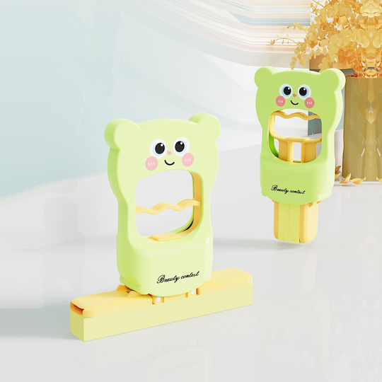 Mini Mop Alista Home Handheld Foldable Bear Model Plastic 9 X 15 X 15 Cm Green