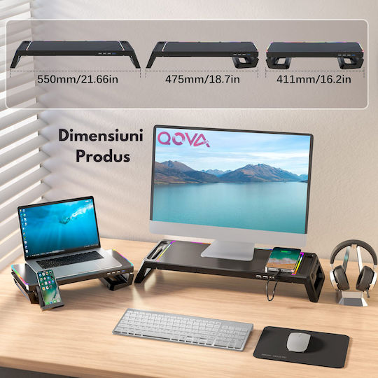 Newstar Desktop Monitor Stand 4 USB Ports