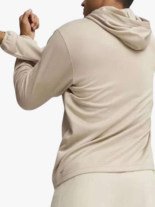 Powerfleece Суитшърт с Качулка Бежов