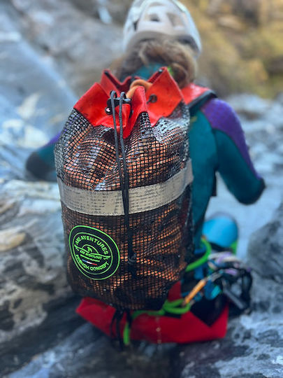 Axe Aventures Twin 3.0 Rucsac Pentru Coardă De Alpinism Portocaliu