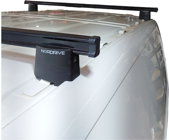 Nordrive Metallic Car Roof Bars for Fiat Scudo 2022+ Set with Roof Rack Legs MP.FSCUDO.04