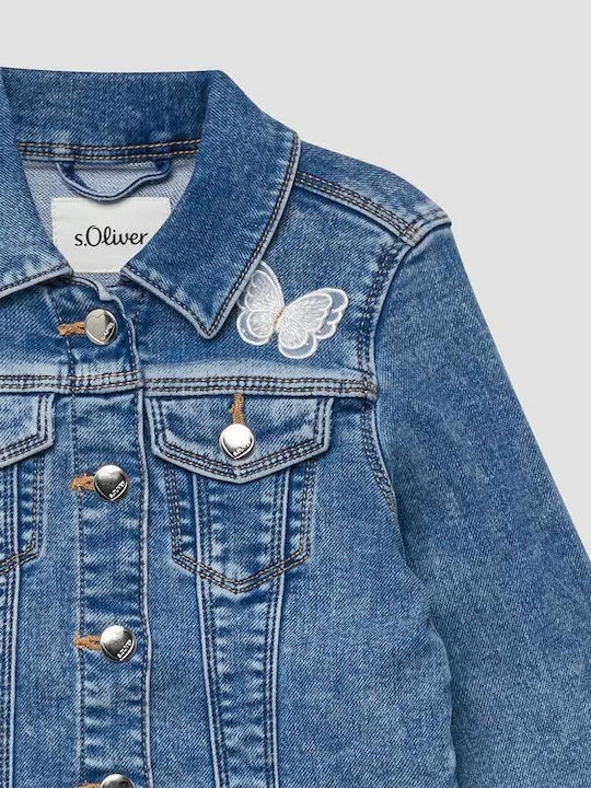 Kids Denim Coat Blue