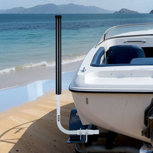 Boat Trailer Guides Vevor Guides Height 1016 Mm/1219 Mm 2 Pieces High Hardness Steel Adjustable Guides Pvc Tubes Ski Boats Compact Fishing Boats Small Sailboats