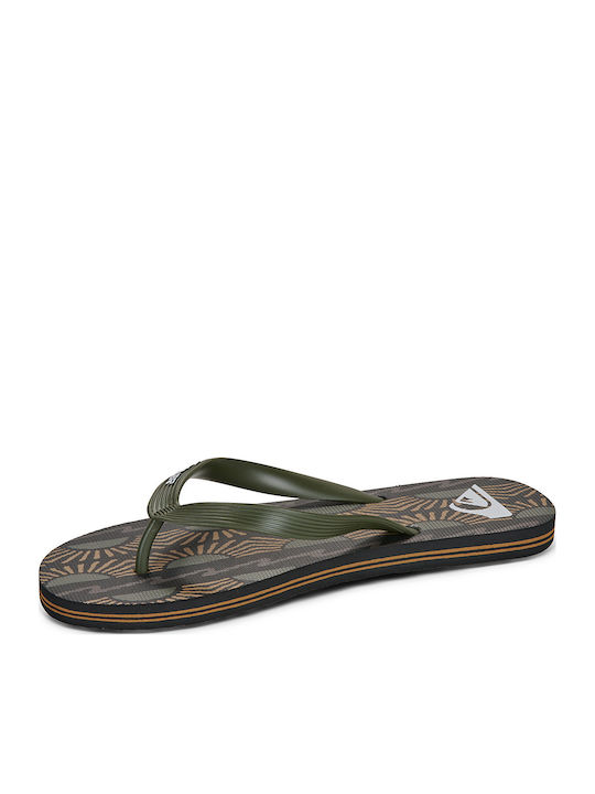 Molokai Art Men's Flip Flops Khaki