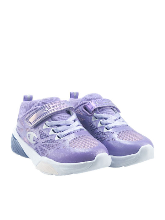 Wave Kinder Sneaker mit Bügel- und Schleifenverschluss Lila