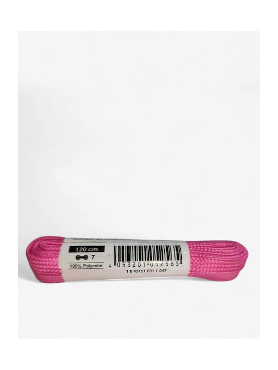 Bama Flat Cotton Laces Pink 120cm