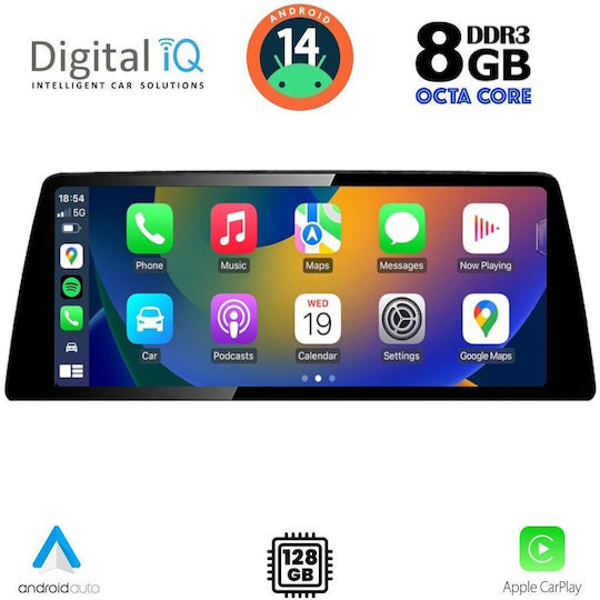 Digital IQ Ηχοσύστημα Αυτοκινήτου για BMW X1 (F48) 2018-2023 (Bluetooth/USB/WiFi/GPS/Apple-Carplay/Android-Auto) με Οθόνη Αφής 12.3"