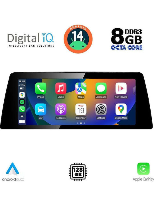 Digital IQ Car Audio System 2014-2018 (Bluetooth/USB/WiFi/GPS/Apple CarPlay/Android Auto) with 10.25" Touch Screen