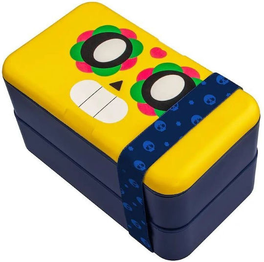 Brawl Stars Πλαστικό Παιδικό Δοχείο Φαγητού Brawl Stars 18.2 x 10.5 x 10εκ.
