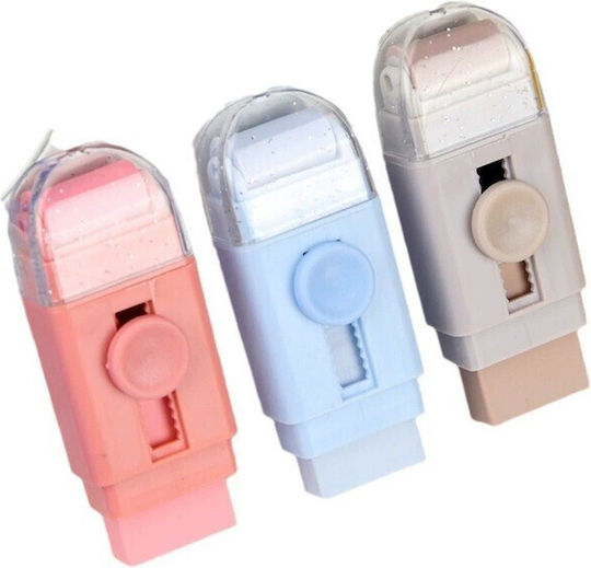 Eraser Alista Home 2 Refills Pull-push Adjustment Rubber Khaki