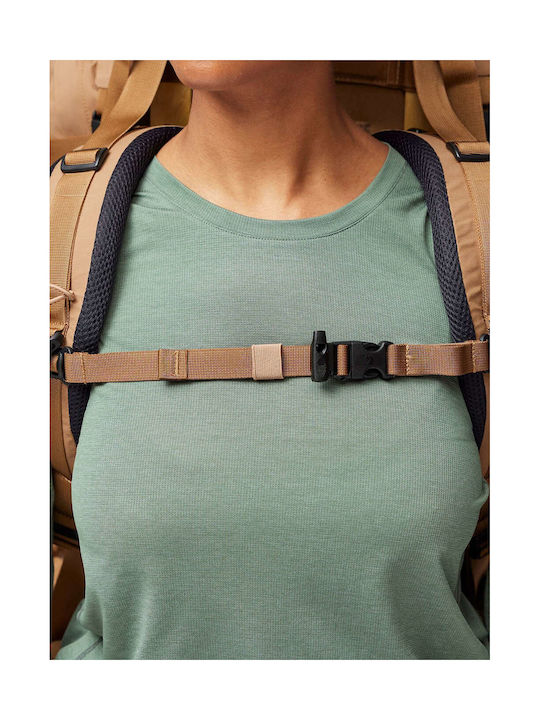 Fjallraven Kajka Ορειβατικό Σακίδιο 55lt Αδιάβροχο Μαύρο Trekking