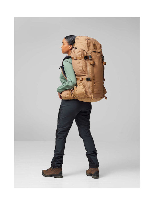 Fjallraven Kajka Ορειβατικό Σακίδιο 55lt Αδιάβροχο Μαύρο Trekking