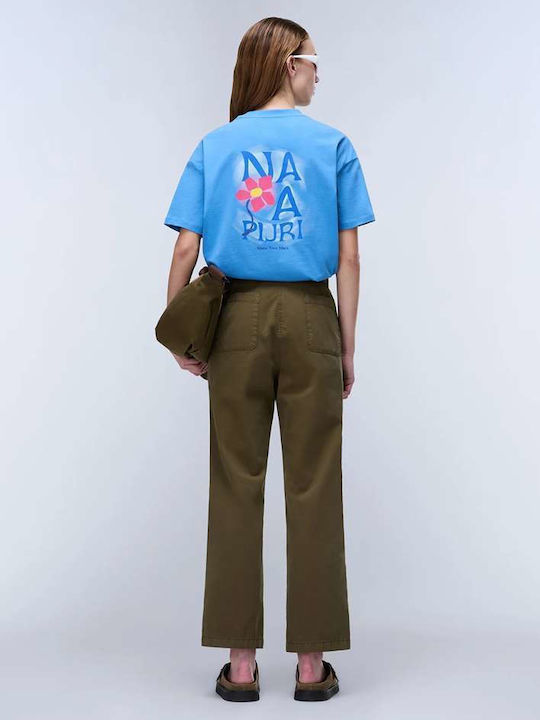 Γυναικείο Oversized T-shirt Light Blue