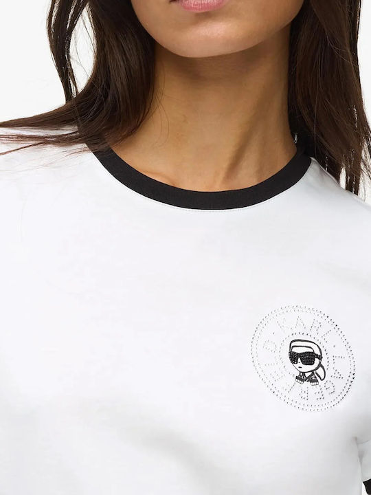 Ikon Women's T-shirt White Black