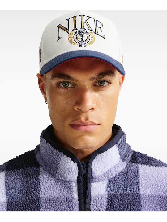 Rise Men's Jockey with Flat Visor White