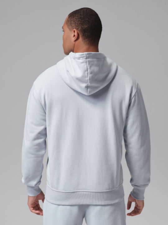 Flight Sweatshirt With Light Blue Hood