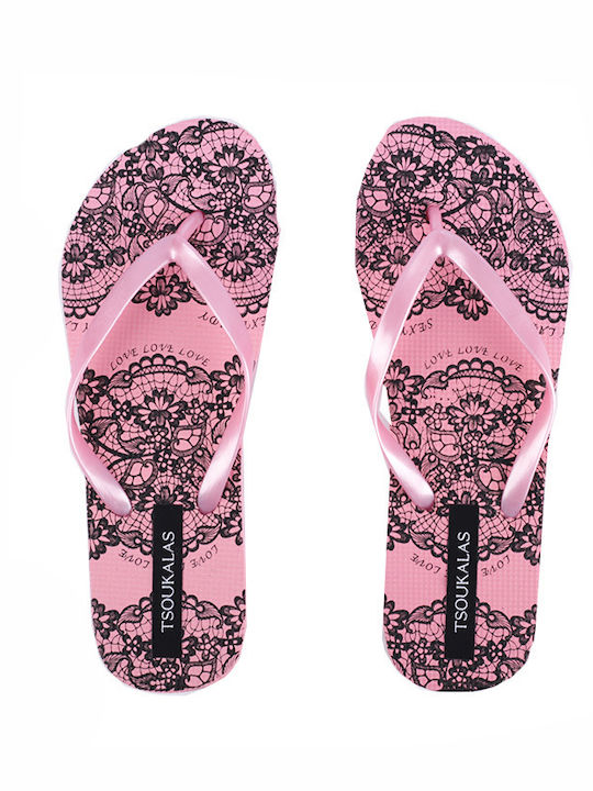 Damen Zehentrenner in Rosa Farbe