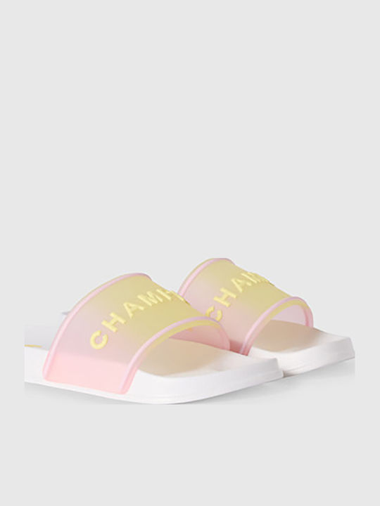 Slides in Rosa Farbe