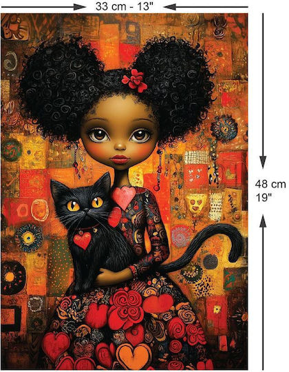Black Cat Puzzle 2D 500pcs 3641