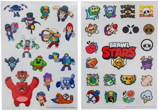 Brawl Stars Αυτοκόλλητα 38τμχ