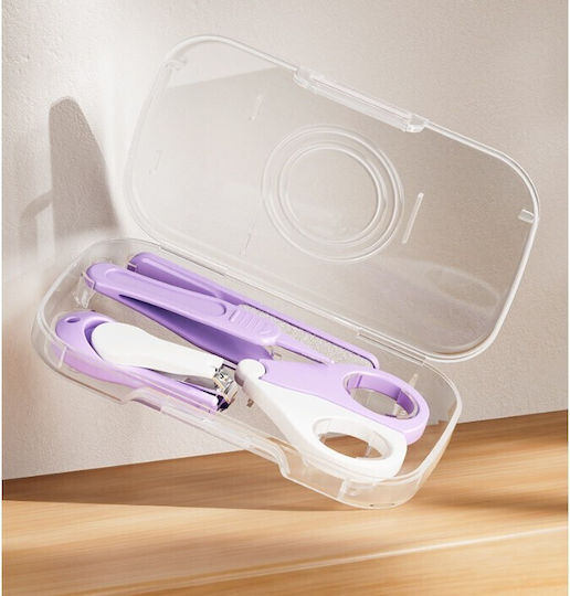 Alista Home Set Îngrijire Unghii Bebe Transparent 4 Bucăți