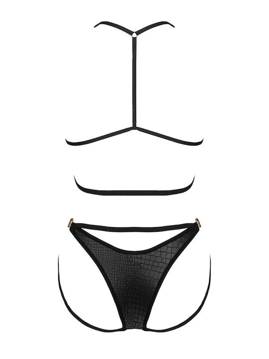 Set Bikini Brazil Negru