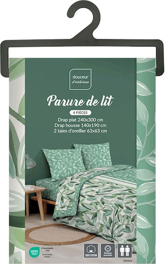 Douceur d'Intérieur Σετ Μονο 4τμχ 140x190εκ. 4 Douceur d'Intérieur Σετ Μονο 4τμχ 140x190εκ. 4