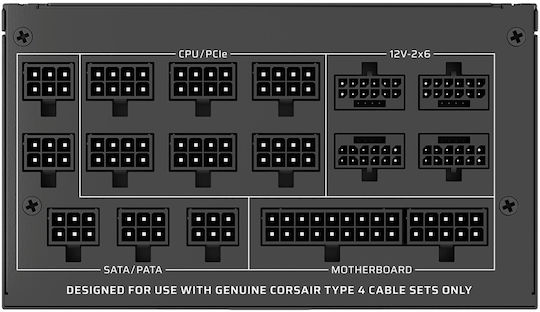 Corsair WS3000 3000W Black Power Supply Full Modular 80 Plus Platinum