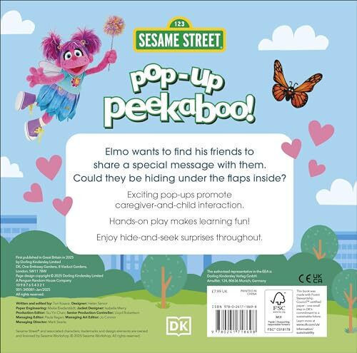 Pop-up Peekaboo Sesame Street Elmo Loves You