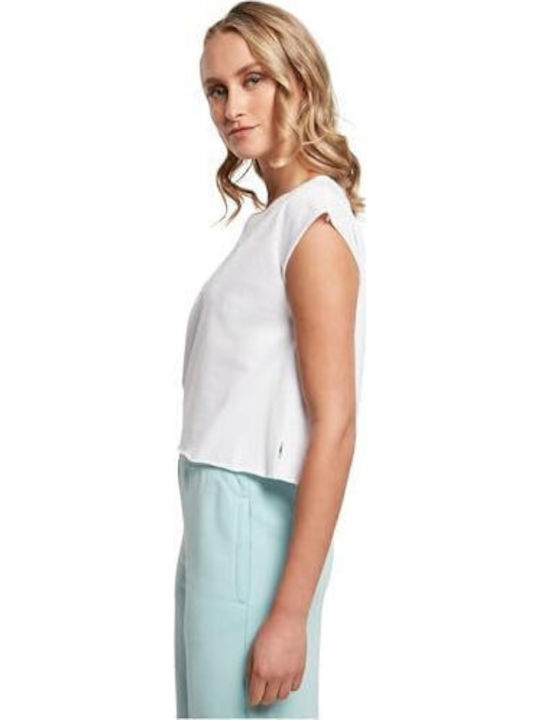 TB4379 Women's Summer Blouse Cotton Sleeveless White