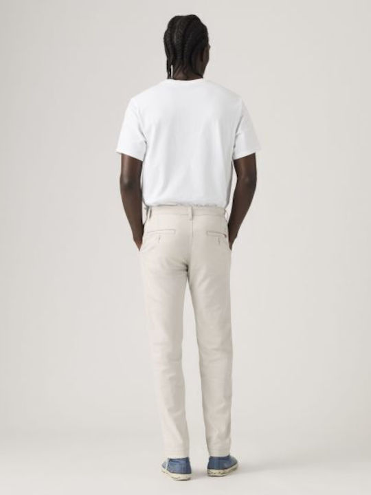 Παντελόνι Chino σε Tapered Γραμμή Λευκό