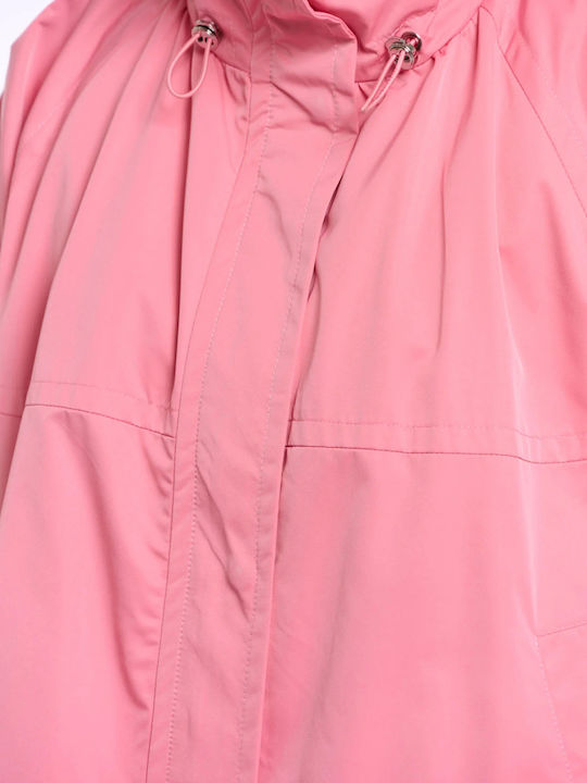 Κοντό Γυναικείο Μπουφάν για Χειμώνα Cotton Candy