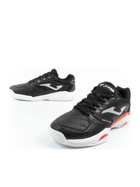 Joma Master Ανδρικά Παπούτσια Padel για Χωμάτινα Γήπεδα Μαύρα