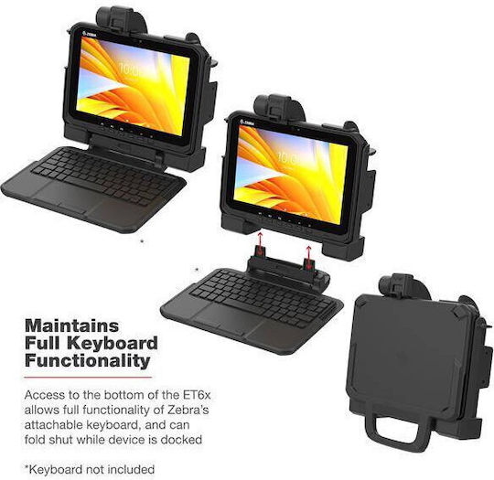 Ram Mounts Ram Powered Dock Zebra Et6x Multicolor