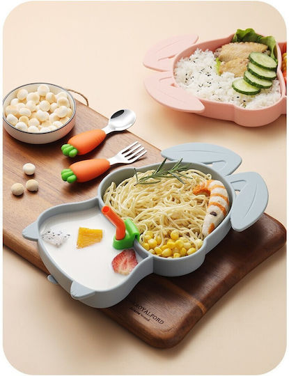 Alista Home Set De Masă Din Silicon Albastru 3 Piese