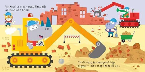 Let's Go On A Digger - Usborne Publishing Ltd - Board Book