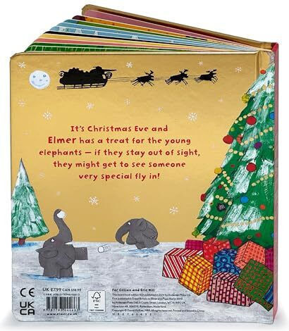 Elmer's Christmas Board Book Gift Board Book Edition And The Perfect Christmas Stocking Filler For Children Elmer Picture Books Volume 18