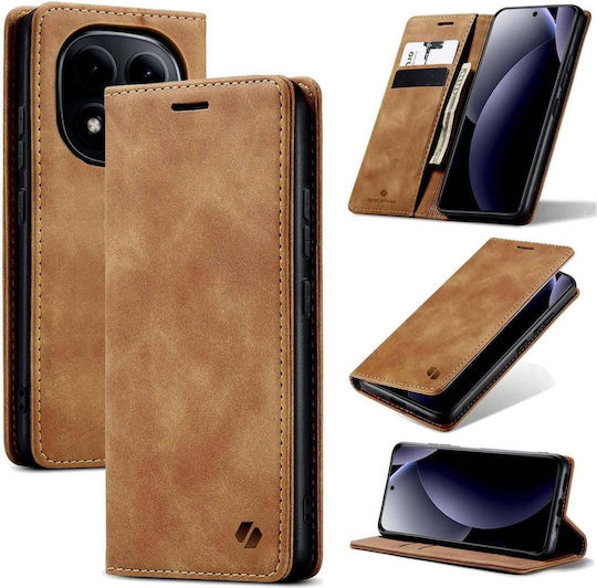 Spacecase Leather Wallet Brown for Redmi Note 15 Pro 5G