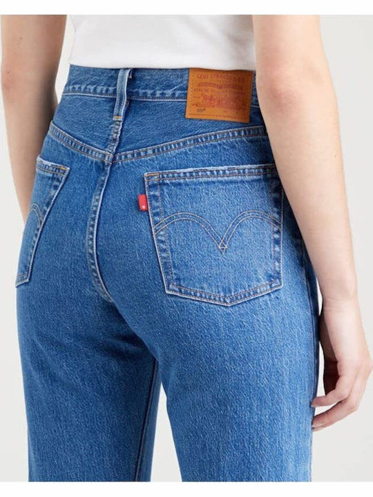 501 High Waist Women's Jean Trousers in Boyfriend Fit STONE WASH