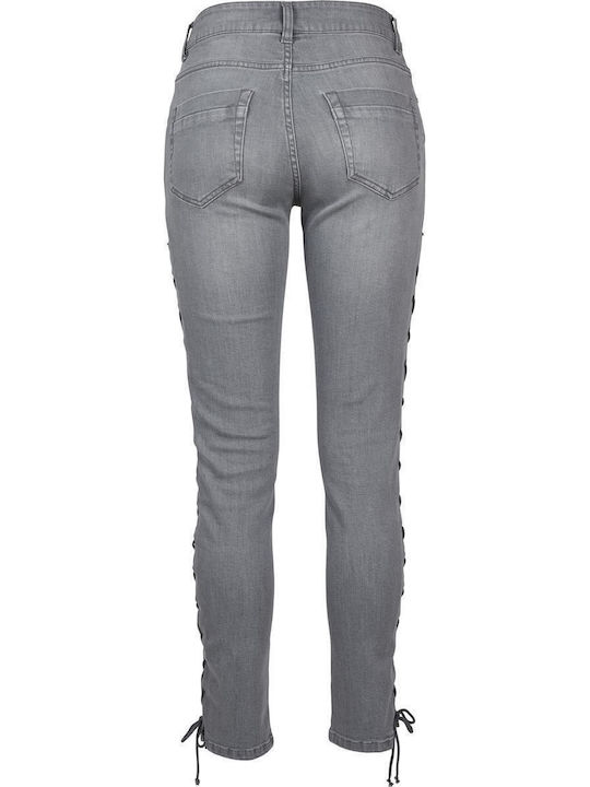 Women's Jean Trousers in Skinny Fit Gray