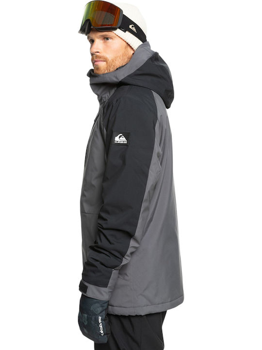 Quiksilver Mission Block Men's Ski & Snowboard Jacket Gray EQYTJ03404-KRP0
