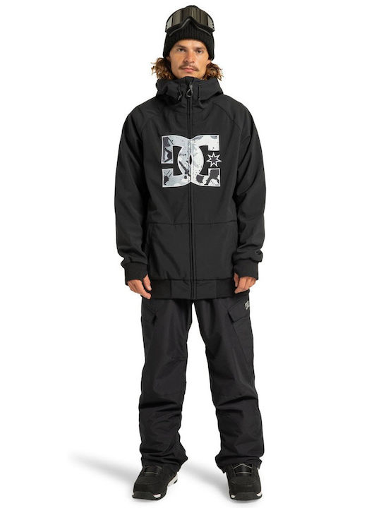 DC Spectrum ADYTJ03083-KVA0 Ανδρικό Μπουφάν Soft Shell για Σκι & Snowboard Μαύρο