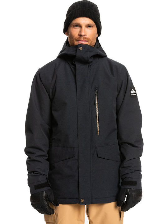 Quiksilver Mission Solid Men's Ski & Snowboard Jacket Gray EQYTJ03266-KVJ0