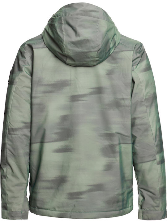 Quiksilver Mission Print EQYTJ03428-GNB1 Яке за Ски и Сноуборд Green
