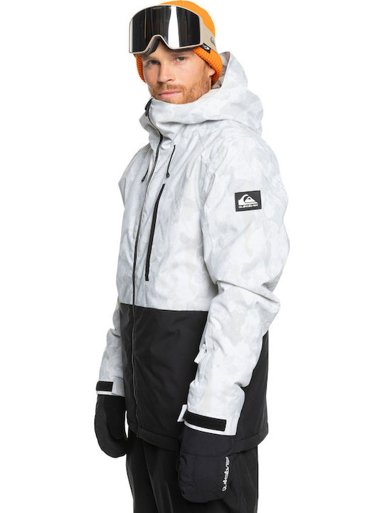 Quiksilver Mission Printed Block Men's Ski & Snowboard Jacket Multicolour EQYTJ03478-WDW1