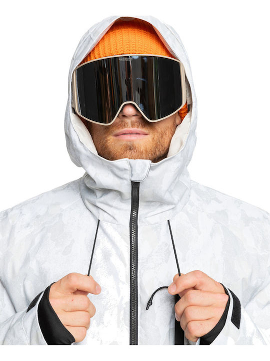 Quiksilver Mission Printed Block Men's Ski & Snowboard Jacket Multicolour EQYTJ03478-WDW1