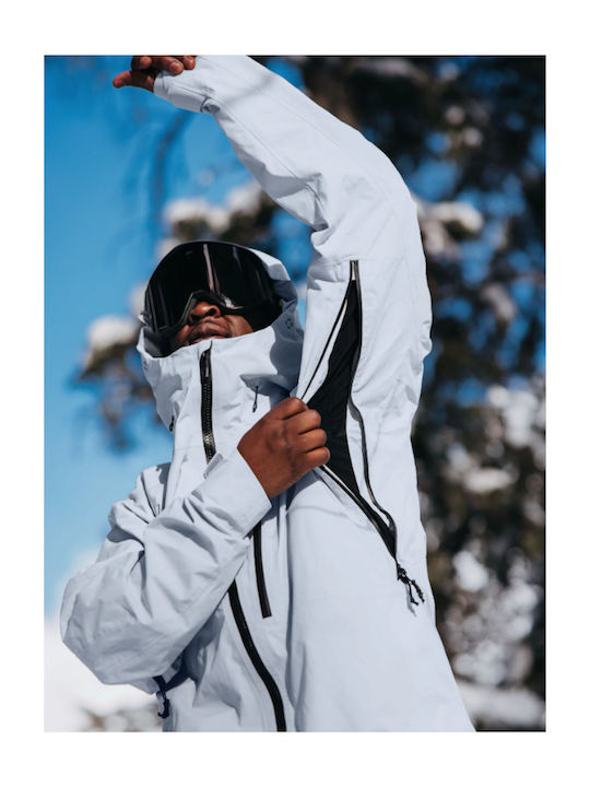 Burton Ak Cyclic 10002111021 Ανδρικό Μπουφάν Gore-Tex για Σκι & Snowboard Γκρι