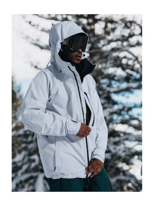 Burton Ak Cyclic 10002111021 Ανδρικό Μπουφάν Gore-Tex για Σκι & Snowboard Γκρι