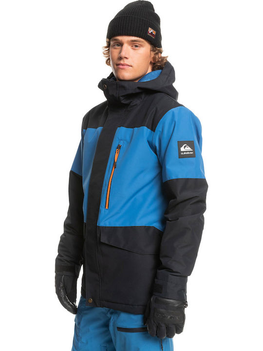 Quiksilver Mission Block EQYTJ03379-KVJ0 Ανδρικό Μπουφάν για Σκι & Snowboard True Black