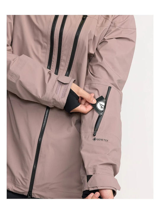 Volcom Stretch G0652600-MVE Ανδρικό Μπουφάν Gore-Tex για Σκι & Snowboard Μωβ